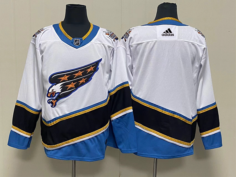 Men's Washington Capitals White Breakaway Blank Jersey